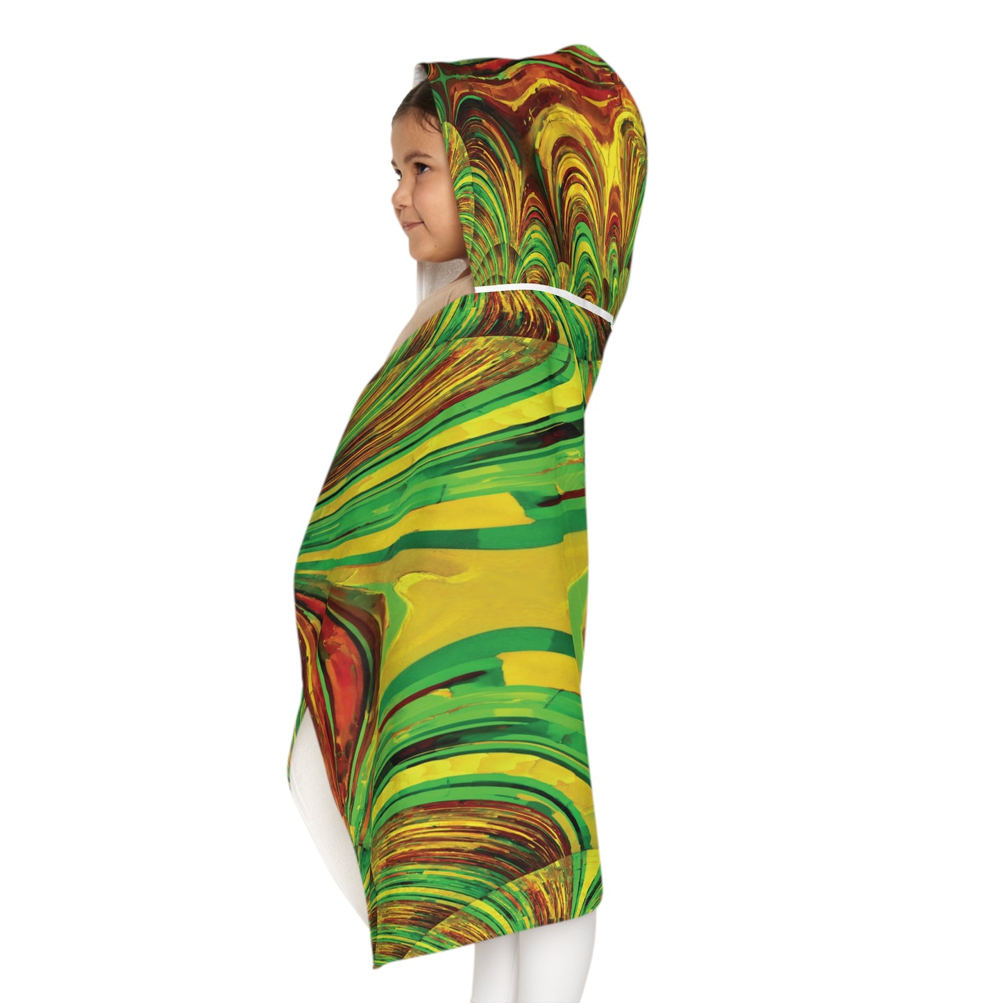 Uzi Spiral Beta Youth Hooded Towel, 24" x 48"