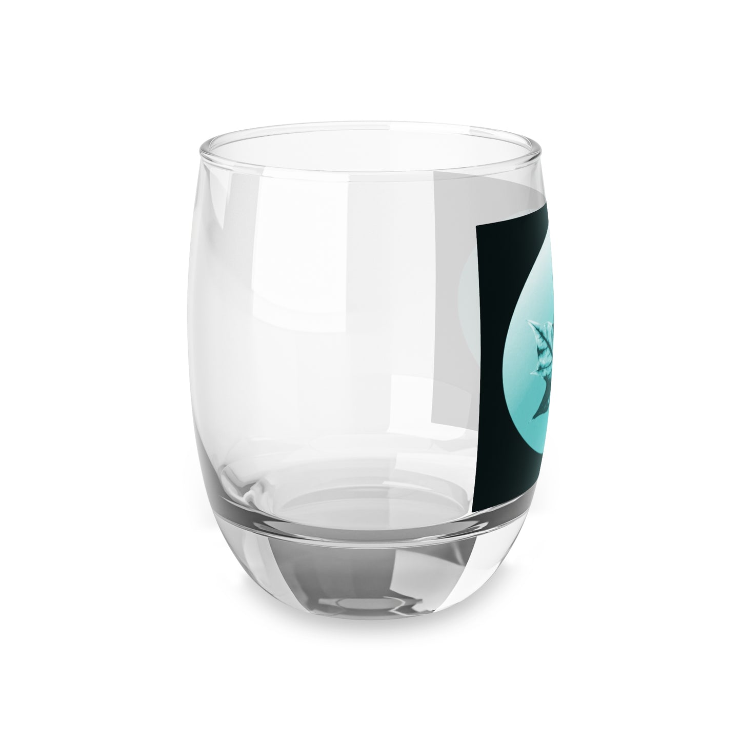 Tif Green Maple Leaf Whiskey Glass, 6 oz