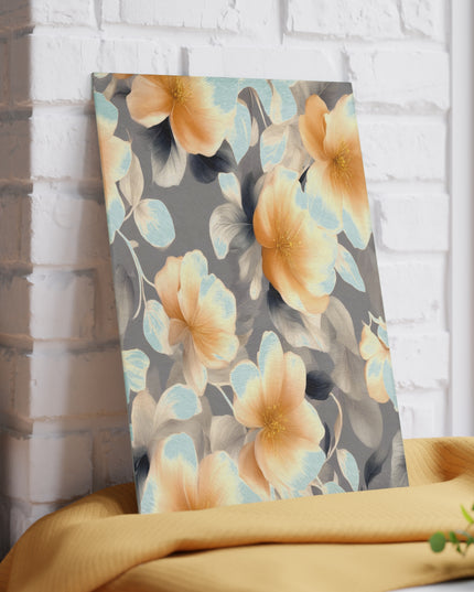 Soft Blossom Floral Bunch Glass Cutting Board, 8" x 11"