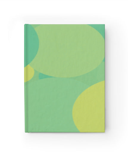 Pastel Green Patches 5" x 7" Journal - 128 Ruled Line pages