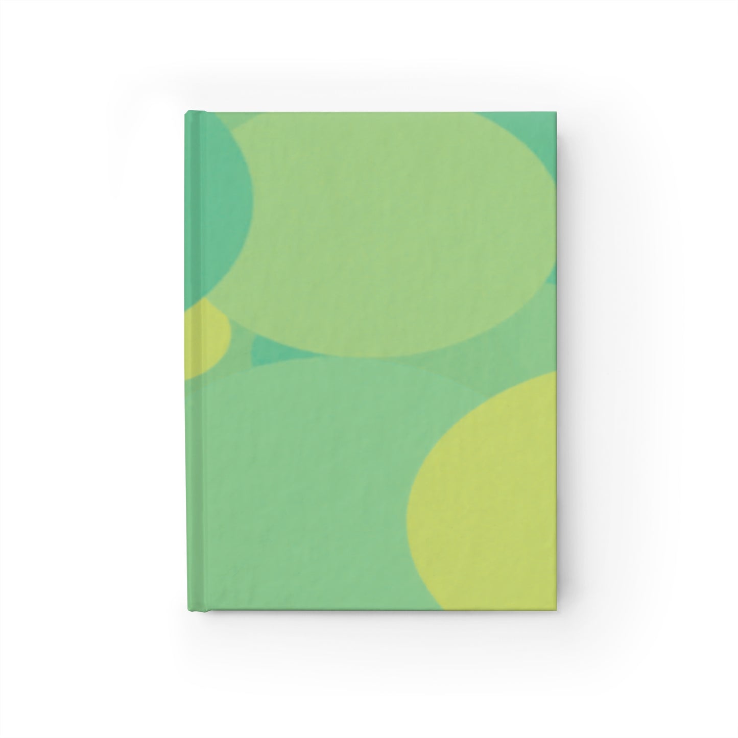 Pastel Green Patches 5" x 7" Journal - 128 Ruled Line pages