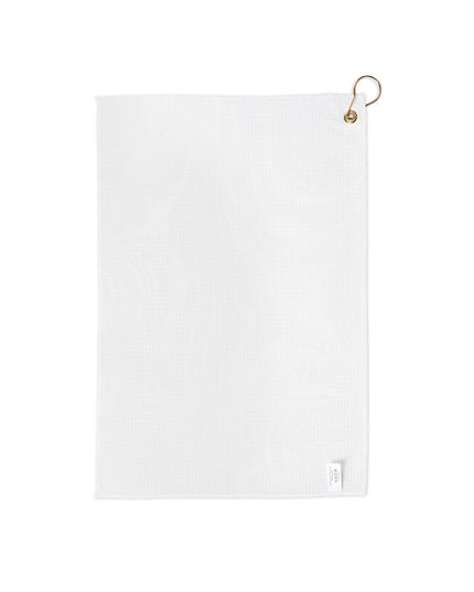 Uzi Spiral Ruby Golf Towel, 16" x 24"