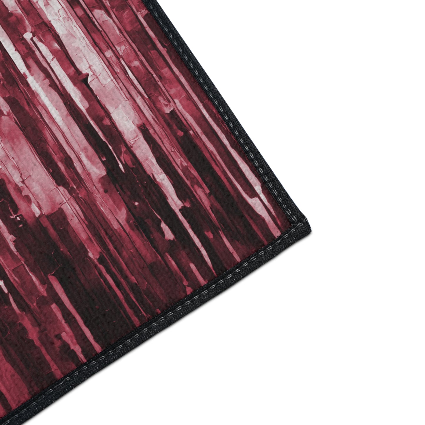 Striped Ruby 18" x 27" Heavy Duty Floor Mat