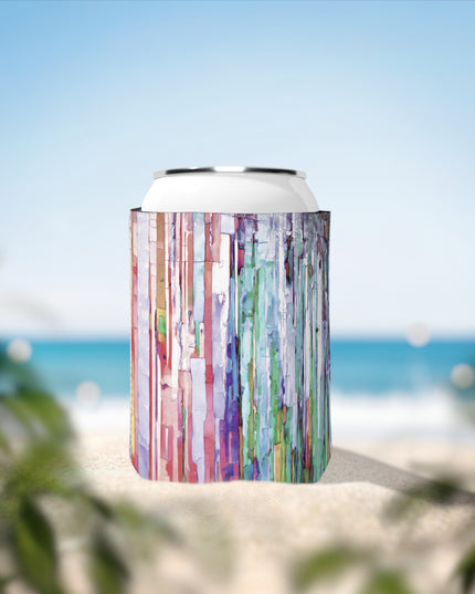 Striped Pastels 12 oz Can Cooler Sleeve