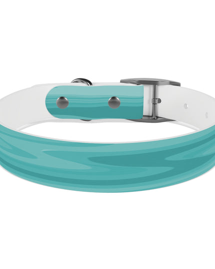 Tif Green Wavey Medium Dog Collar