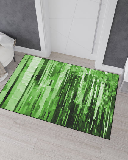 Striped Mint Pastel 48" x 72" Heavy Duty Floor Mat