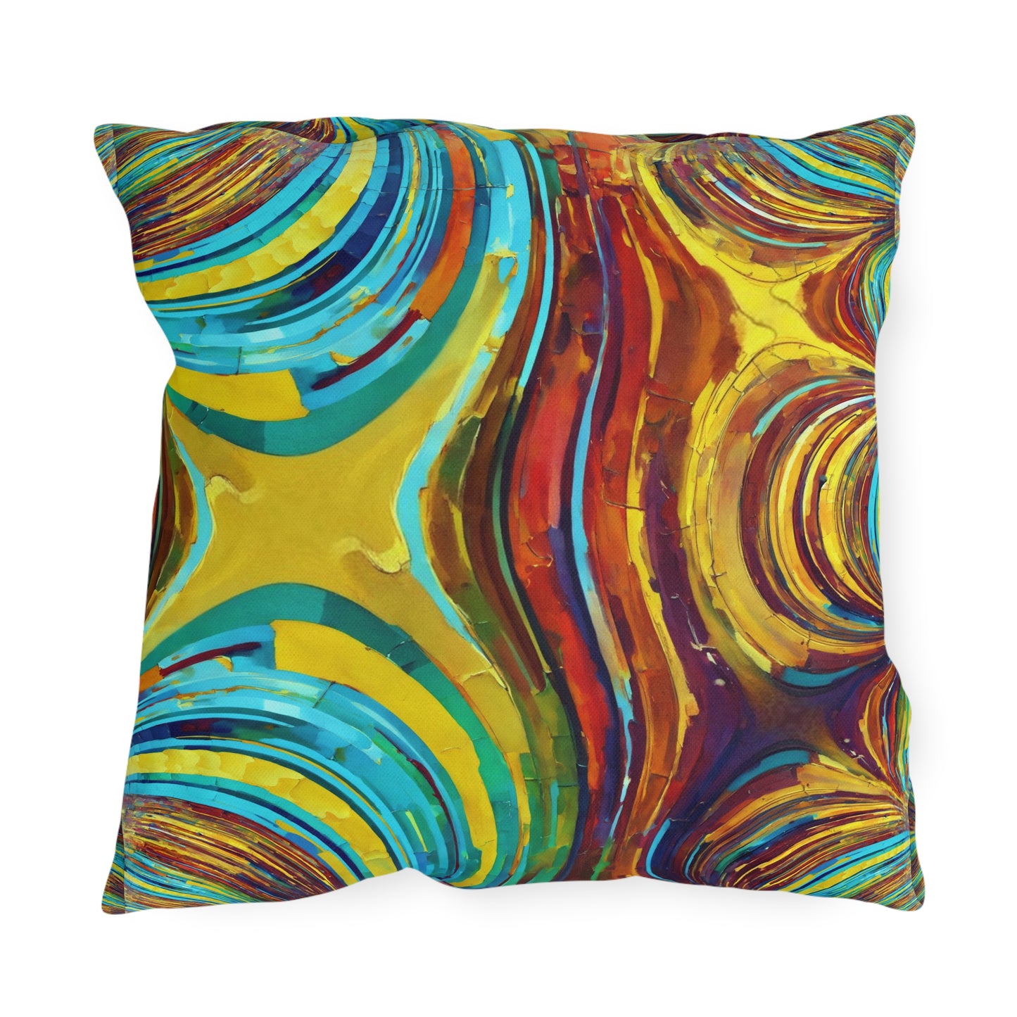 Uzi Spiral Alpha Outdoor Pillow, 18" x 18"