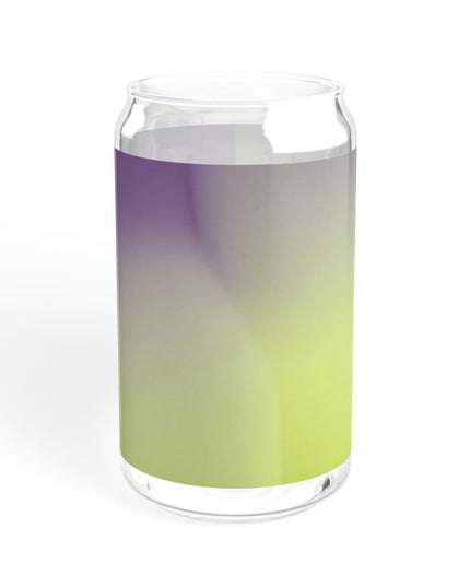 Purple Golden Fade Sipper Glass, 16oz