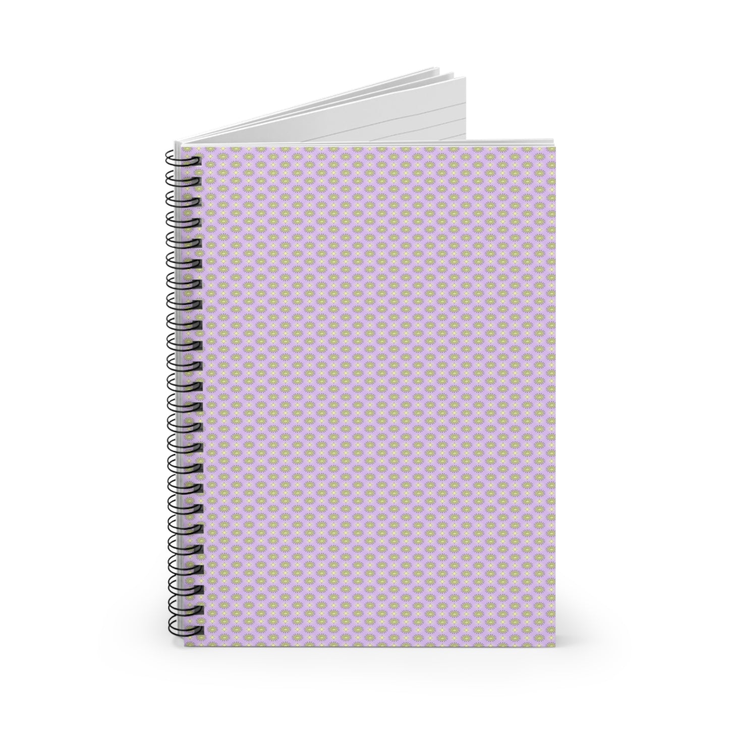 Magenta Star-crossed Bodies Spiral Notebook - Ruled Line, 6" x 8", 118 pages