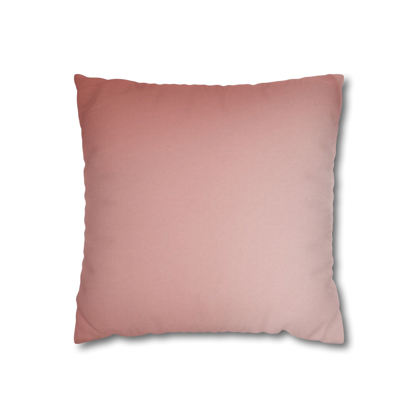 Rose Red Fade Spun Polyester Square Pillowcase, 14" x 14"