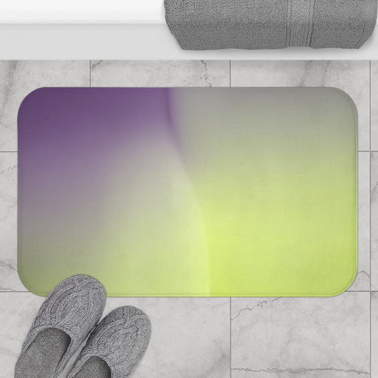 Purple Golden Fade 34" x 21" Bath Mat