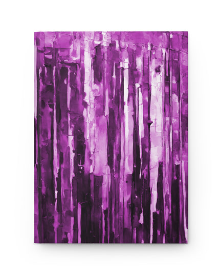 Striped Powder Lavender 5.75" x 8" Hardcover Journal Matte with 150 lined pages