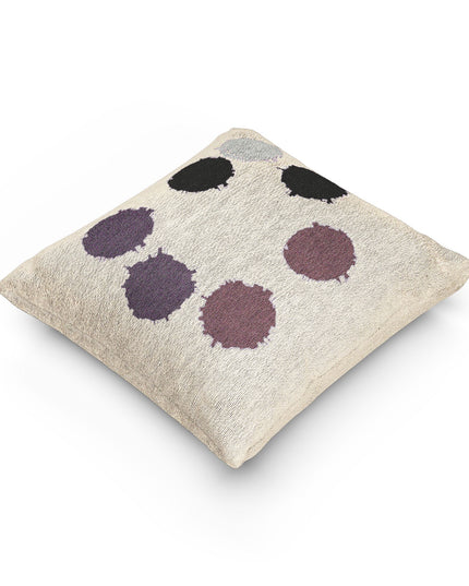 Magenta Barrel Woven Pillow, 17" x 18"