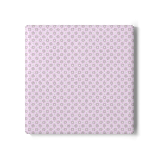 Pink Mornings Star-crossed Bodies Square Ceramic Coaster, 4" x 4"