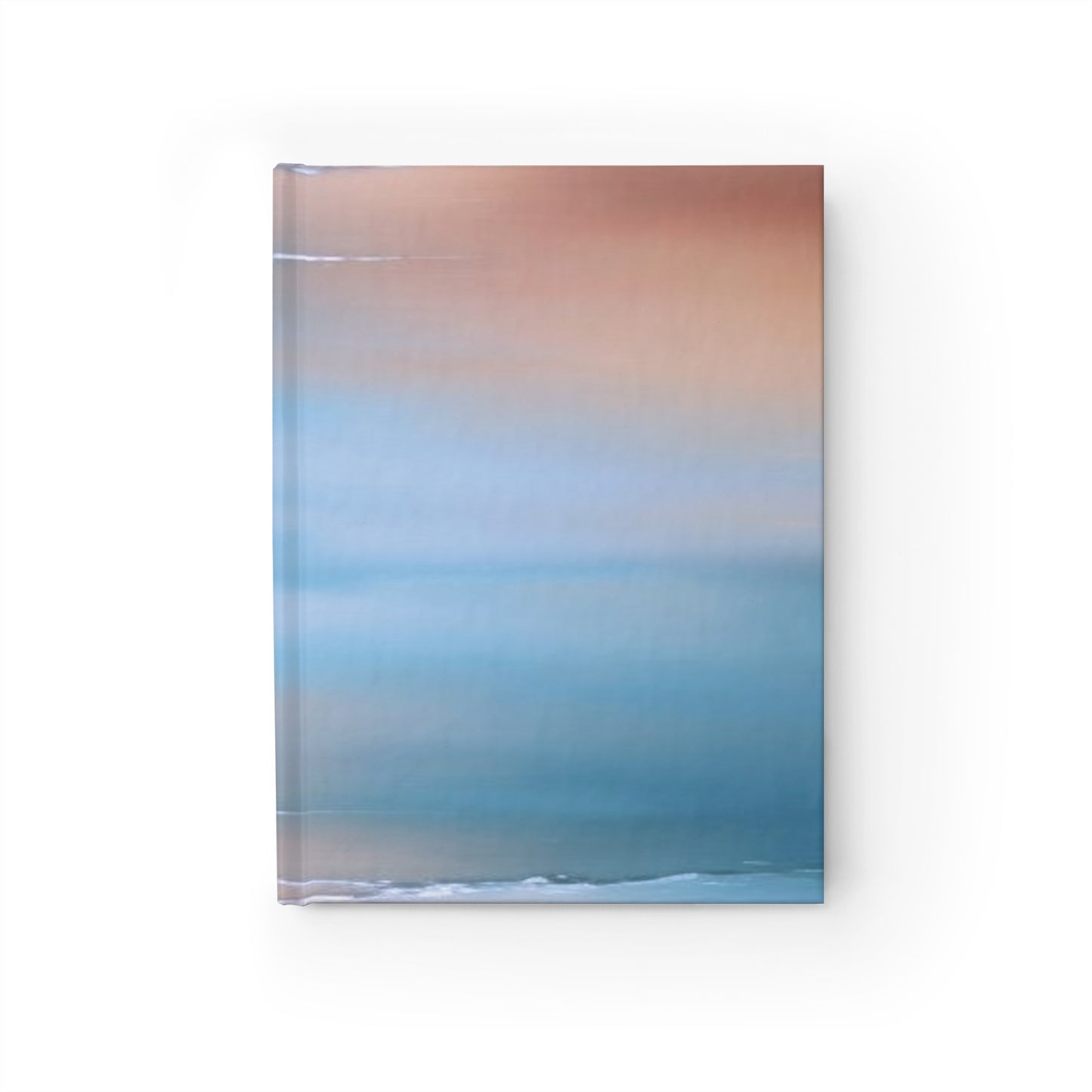 Blue Sea Peach Fog 5" x 7" Journal - 128 Blank pages