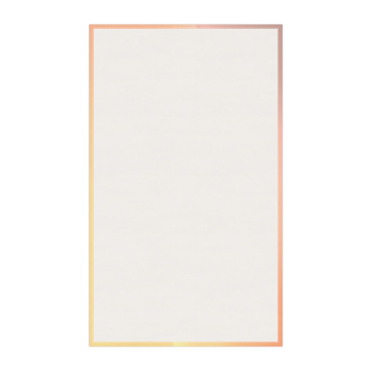 Hot Peach Fade Tea Towels (cotton, poly), 18" x "30
