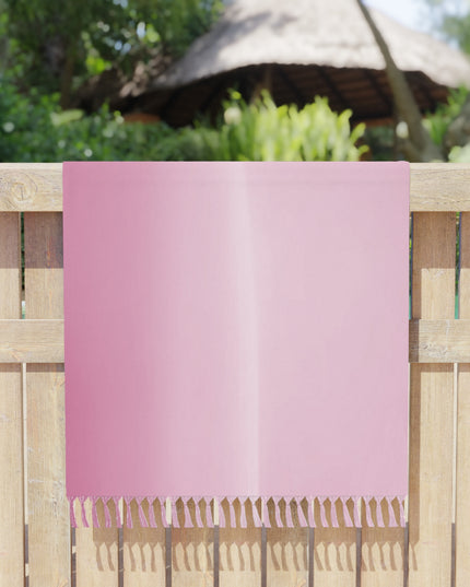 Pink Blush Fade 38" × 81" Boho Beach Cloth