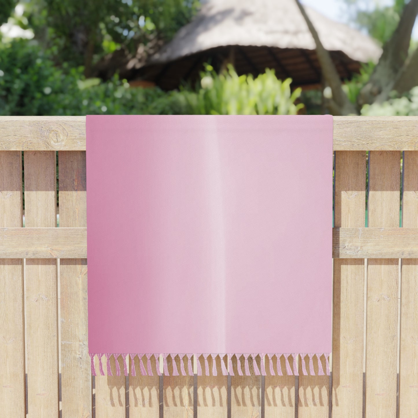 Pink Blush Fade 38" × 81" Boho Beach Cloth