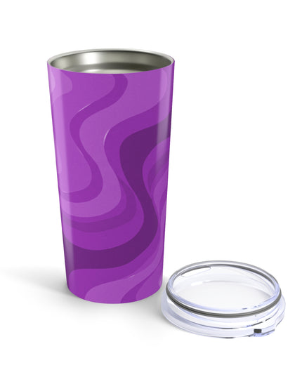 Wavey Purple Wavey Tumbler 20oz