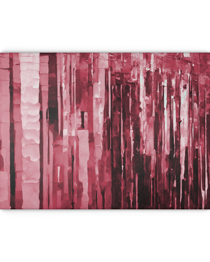 Striped Ruby 11" x 15" Glass Cutting Board