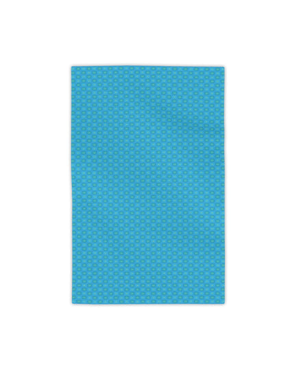 Blue Green Star-crossed Bodies Beach Towel, 18" x 27"