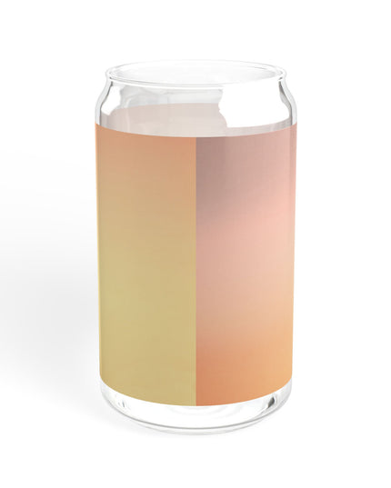 Hot Peach Fade Sipper Glass, 16oz
