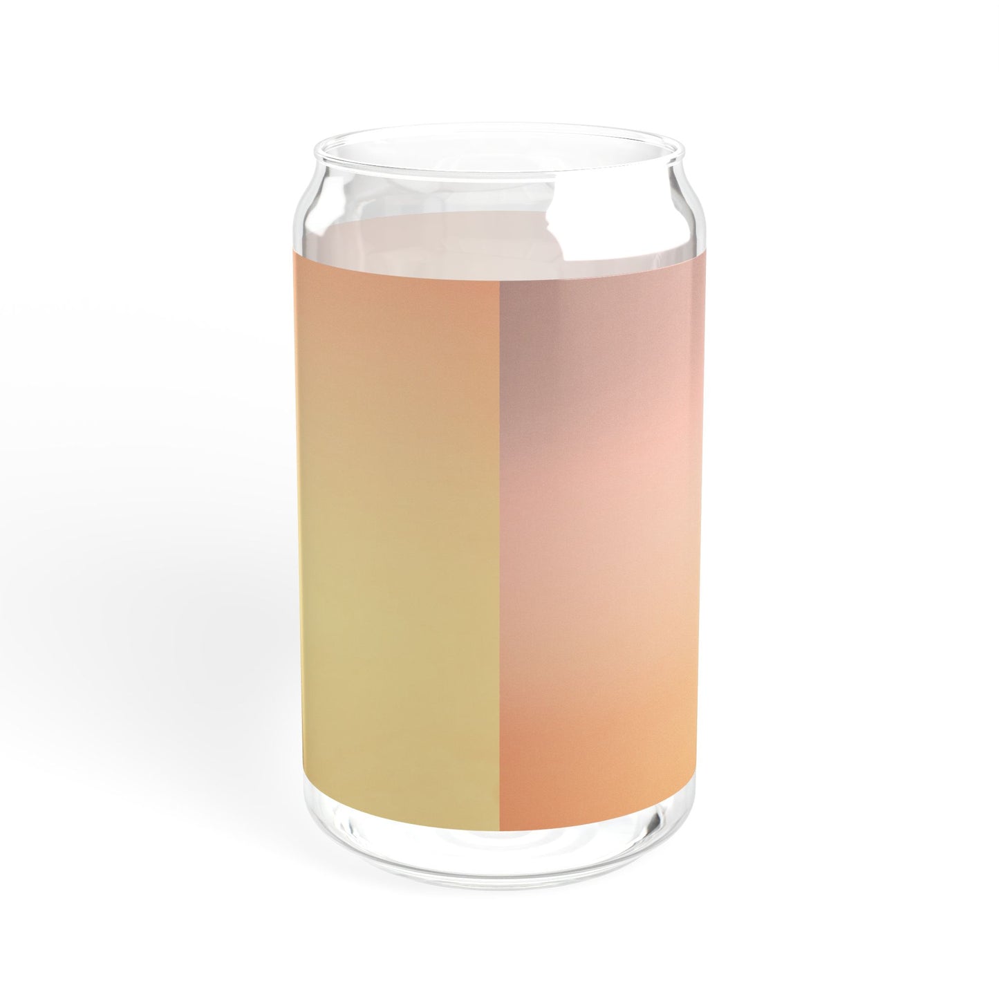 Hot Peach Fade Sipper Glass, 16oz