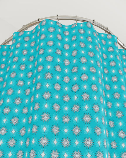 Tif Green Star-crossed Bodies Shower Curtain, 71" x 74"