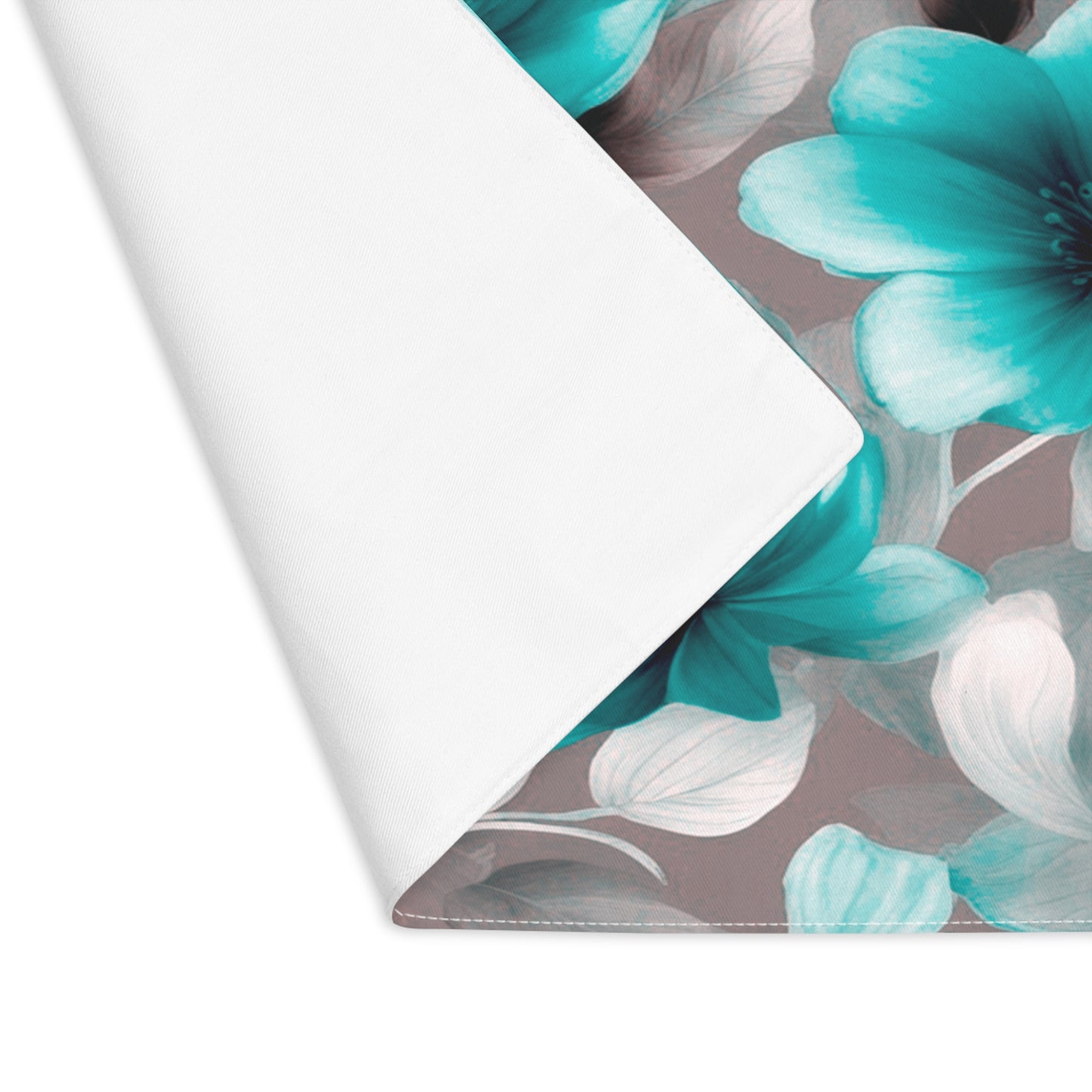 Tif Green Gray Floral Bunch Placemat, 1 pc