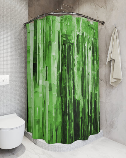 Striped Mint Pastel Shower Curtains, 71" x 74"