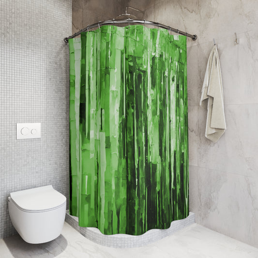 Striped Mint Pastel Shower Curtains, 71" x 74"
