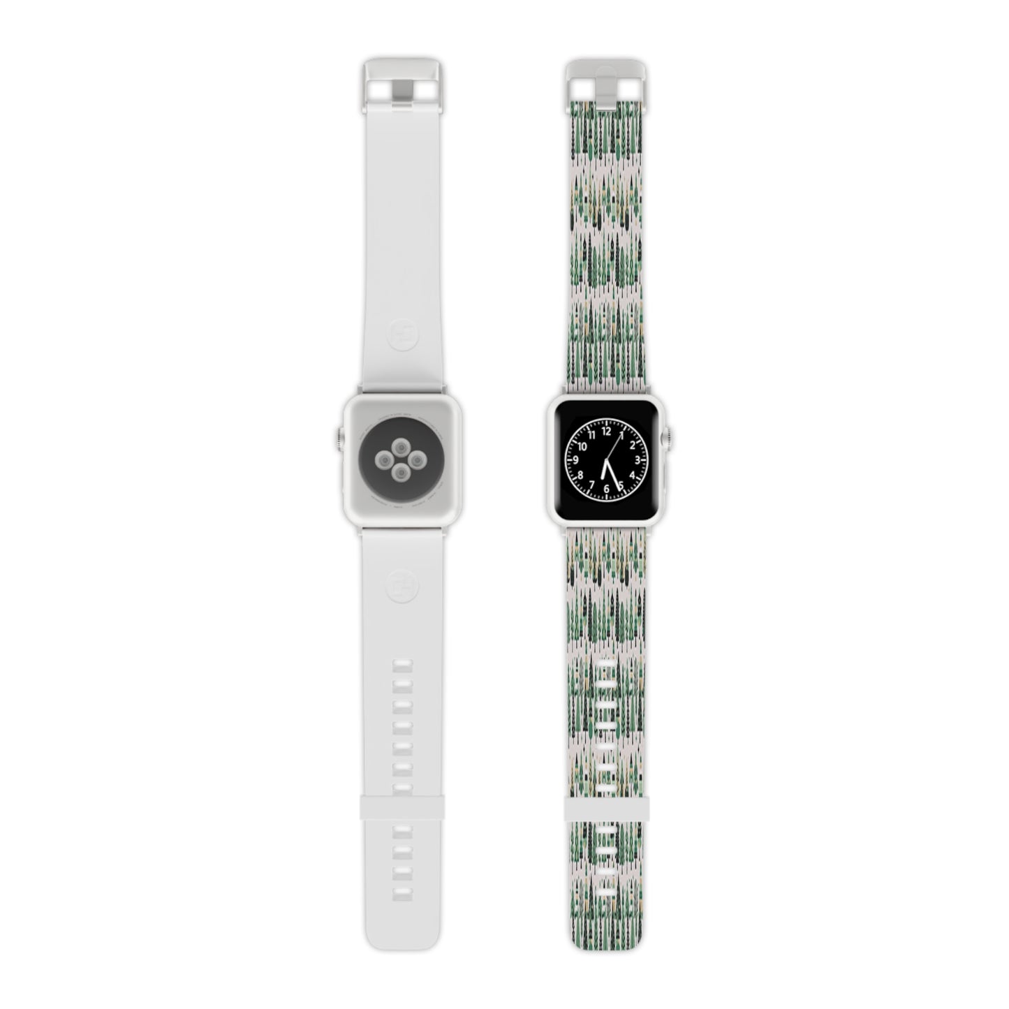 Mini Vintage Green Trees Watch Band for Apple Watch 8x.75/38-40mm/8x.75/42-44mm