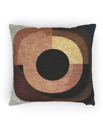 Orange Eyepiece Woven Pillow, 17" x 18"