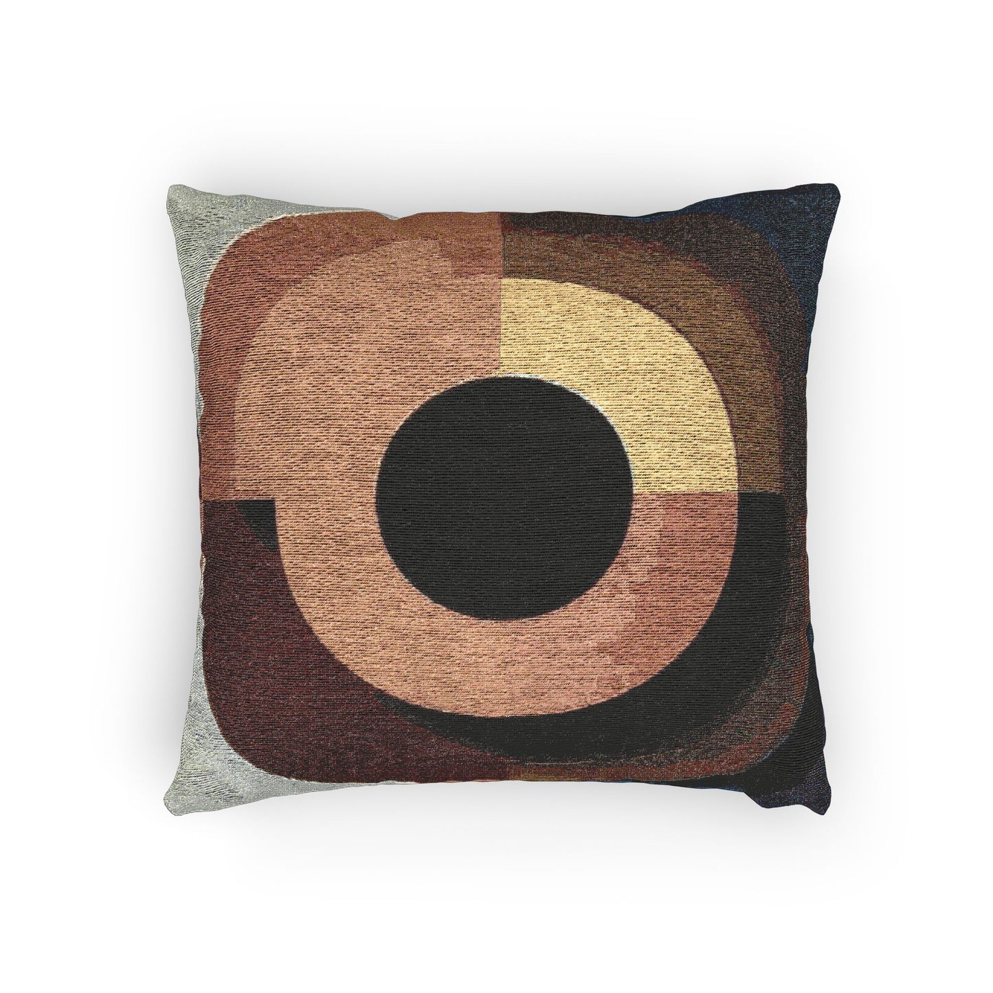 Orange Eyepiece Woven Pillow, 17" x 18"
