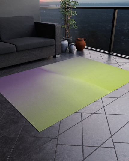Purple Golden Fade Outdoor Rug, 60" x 84"