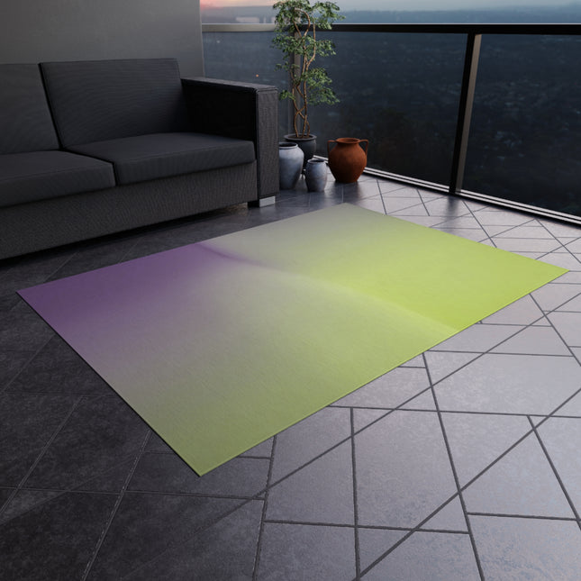 Purple Golden Fade Outdoor Rug, 60" x 84"