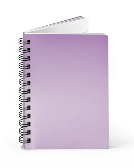 Soft Lavender Fade Spiral Bound Journal, 5" x 7" 150 pages