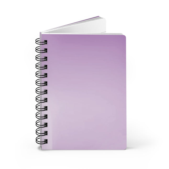 Soft Lavender Fade Spiral Bound Journal, 5" x 7" 150 pages
