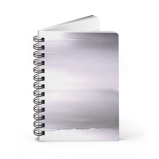 Sephia Sea Dark Fog Sea Purple Fog Spiral Bound Journal, 5" x 7" 150 pages