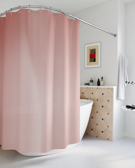 Rose Red Fade Shower Curtains, 71" x 74"