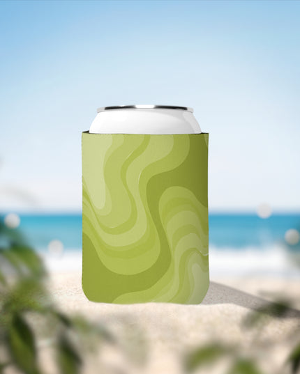 Lemon Wavey 12 oz Can Cooler Sleeve