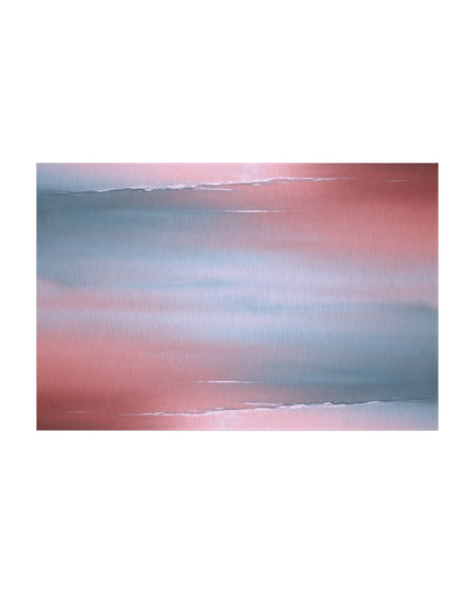 Gray Sea Pink Fog 48" x 72" Outdoor Rug