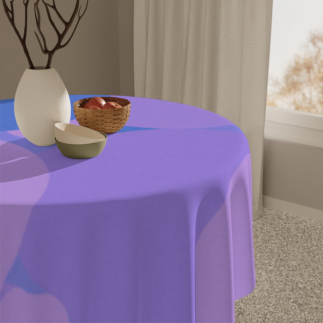 Pastel Purple Family Patches Tablecloth, 55" x 55"