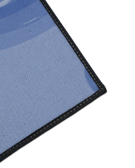 Deep Blue Wavey 48" x 72" Heavy Duty Floor Mat