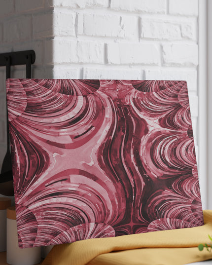 Uzi Spiral Ruby 11" x 15" Glass Cutting Board