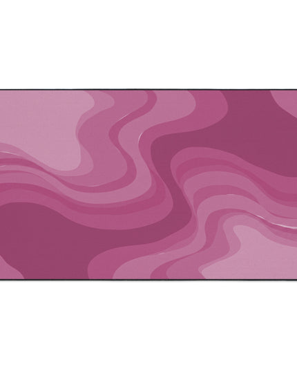 Pinky Mauve Wavey 36" x 60" Heavy Duty Floor Mat