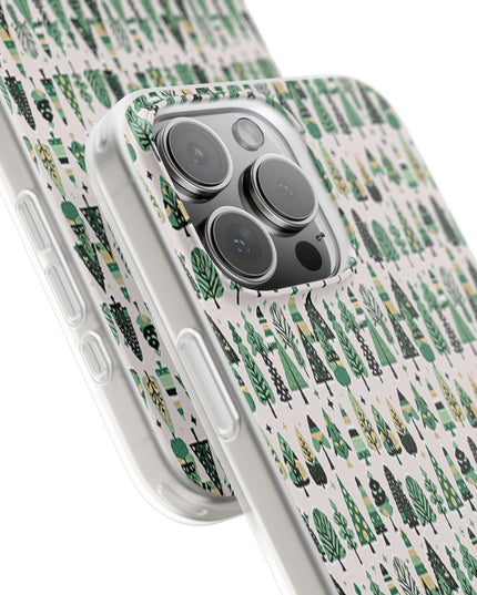 Mini Vintage Green Trees Iphone 16 Pro Max Flexi Case