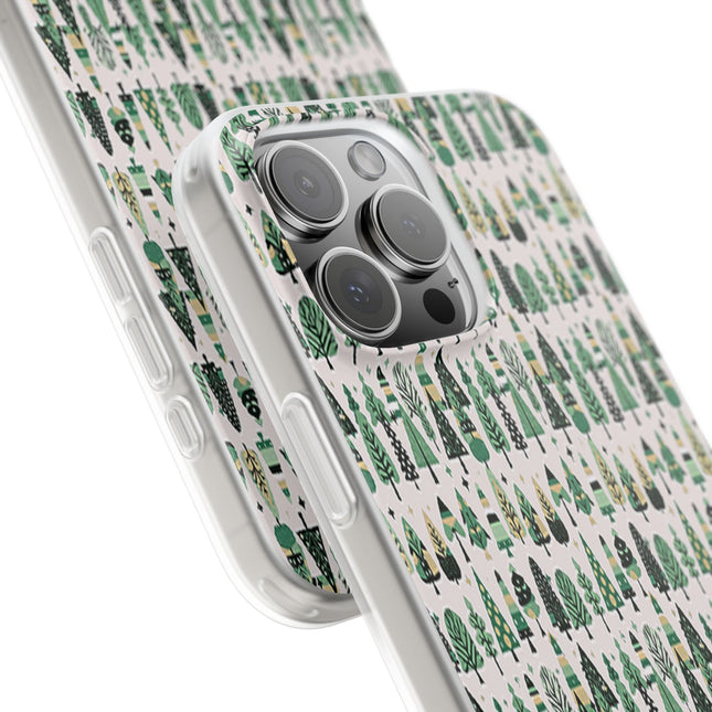 Mini Vintage Green Trees Iphone 16 Pro Max Flexi Case