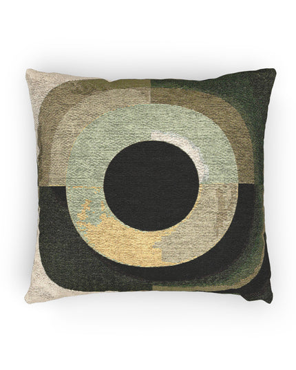 Lemongrass Eyepiece Woven Pillow, 17" x 18"