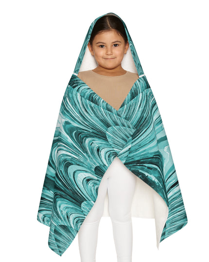 Uzi Spiral Tif Youth Hooded Towel, 24" x 48"